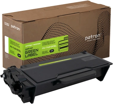 Тонер-картридж Patron Green Label сумісний аналог Brother TN-3430 Black (PN-TN3430GL)