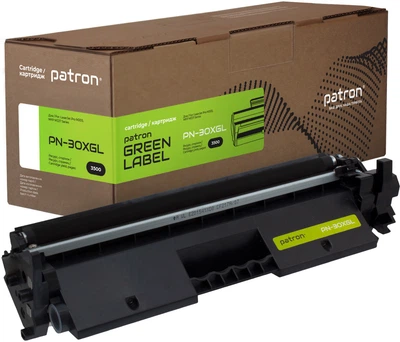 Тонер-картридж Patron Green Label совместимый аналог HP 30X (CF230X) Black (PN-30XGL)