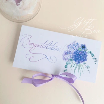 Gift box Sofia светло-сиреневый Оригинальный подарок Любимой на день рождения, юбилей, 8 марта. Ручная работа