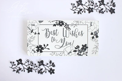Gift box Lampika Black Ексклюзивні листівки ручної роботи з днем народження, ювілеєм