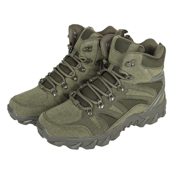 Ботинки тактические Lesko GZ702 Green р.41 военная обувь на шнуровке демисезон taktical