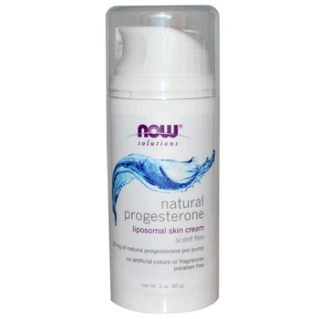 Крем с прогестероном NOW Foods (Natural Progesterone Liposomal Skin Cream) 85 г NOW03338