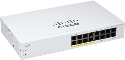Комутатор Cisco CBS110-16PP-EU