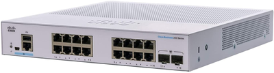 Комутатор Cisco CBS250-16T-2G-EU