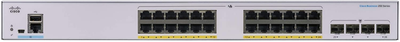 Комутатор Cisco CBS250-24P-4G-EU