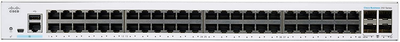 Комутатор Cisco CBS250-48T-4G-EU