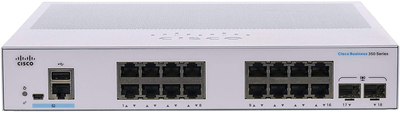 Przełącznik Cisco CBS350-16T-2G-EU