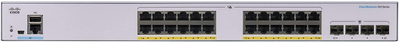 Комутатор Cisco CBS350-24P-4G-EU