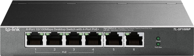 Przełącznik PoE TP-LINK TL-SF1006P