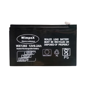 Аккумуляторная батарея Wimpex 12V 9.2 Ah Black