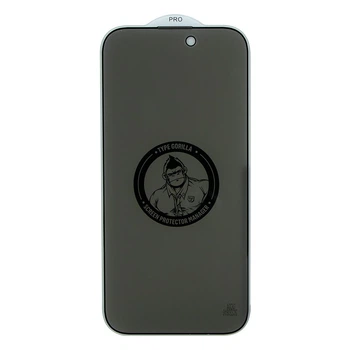 Защитное Стекло Type Gorilla 0.33мм 2.5D HD Anti-Peep NPT14 для iPhone 13/13 Pro/14 Цвет Черный