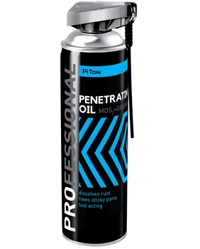 Профессиональная смазка "Жидкий ключ" PENETRATING OIL Piton 500мл