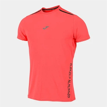 Футболка спортивная длинная мужская Joma R-City 102644.040 S Коралловая (8445456177753)