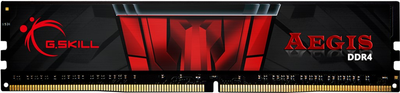 Оперативна пам'ять G.Skill DDR4-2666 8192MB PC4-21300 Aegis (F4-2666C19S-8GIS)