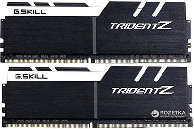 Оперативна пам'ять G.Skill DDR4-3200 16384MB PC4-25600 (Kit of 2x8192) Trident Z White (F4-3200C16D-16GTZKW)