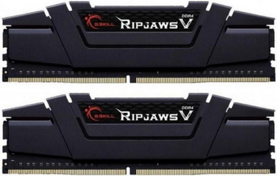RAM G.Skill DDR4-3200 32768MB PC4-25600 (zestaw 2x16384) Ripjaws V Black (F4-3200C16D-32GVK)