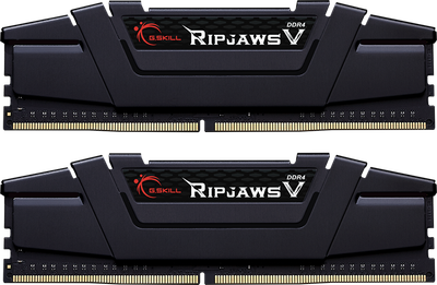 Pamięć RAM G.Skill DDR4-3200 65536MB PC4-25600 (zestaw 2x32768) Ripjaws V Black (F4-3200C16D-64GVK)