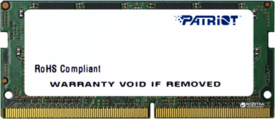 Оперативна пам'ять Patriot SODIMM DDR4-2133 8192MB PC4-17000 (PSD48G213381S)
