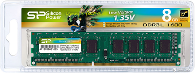 Оперативна пам'ять Silicon Power DDR3L-1600 8192MB PC3-12800 (SP008GLLTU160N02)
