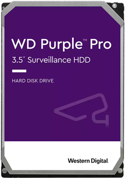 Dysk twardy Western Digital Purple Pro 10 TB 7200 obr./min 256 MB WD101PURP 3.5 SATA III