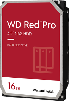 Dysk twardy Western Digital Red Pro NAS 16 TB 7200 obr./min 512 MB WD161KFGX 3,5" SATA III