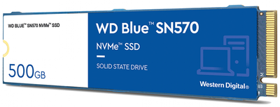 Dysk SSD Western Digital Blue SN570 500GB M.2 PCI-E 3.0 TLC (WDS500G3B0C)