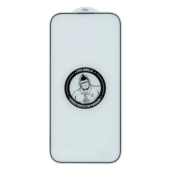 Захисне скло Type Gorilla 0.33мм 2.5D HD Anti-Glare NPT9 для iPhone 14 Pro Колір Чорний