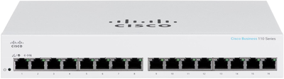 Комутатор Cisco CBS110-16T-EU