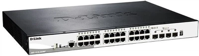 Комутатор D-Link DGS-1510-28XMP