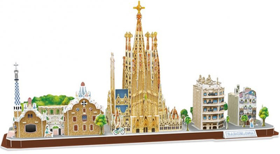 Puzzle 3D CubicFun City Line Barcelona (MC256h) (6944588202569)