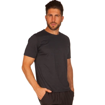 Спортивная компрессионная футболка мужская Domino Fit 1907 размер L (170-175 см) Black