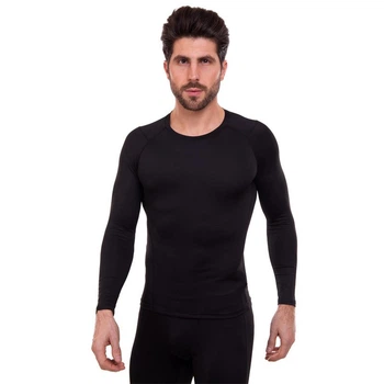 Спортивная компрессионная футболка мужская Zelart Lidong Fit 500 размер 2XL (180-185 см) Black