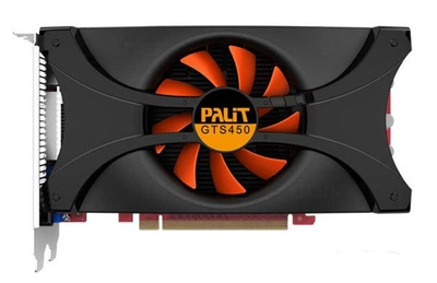 Видеокарта PALIT PCI-Ex NVidia GeFORCE GTS 450 1GB GDDR5 ( 128 BIT ) ( DVI, VGA, HDMI ) Б/У