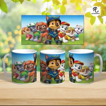 Чашка Кружка Щенячий патруль Белая 330 мл (CUP000-8)