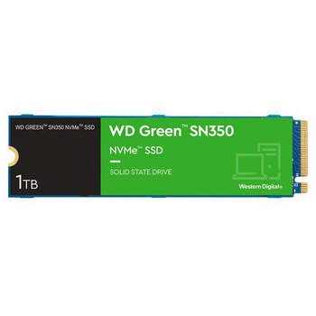 Накопитель SSD 1TB WD Green SN350 M.2 2280 PCIe 3.0 x4 3D QLC (WDS100T3G0C)