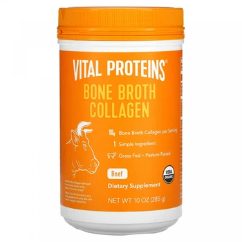 Органический коллаген из костного бульона, говядина, Vital Proteins, 10 унц. (285 г)