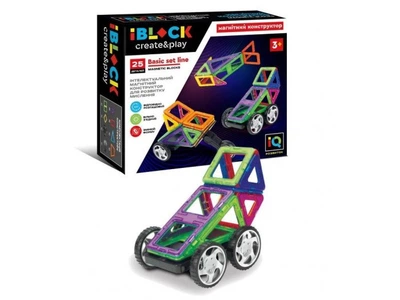 Конструктор магнитный, iBlock (PL-921-258), 25 дет.