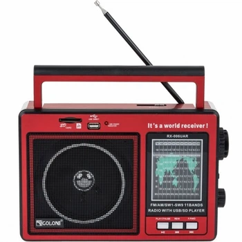 Радиоприёмник Golon RX-006 AM/SW/FM от сети и батареек MP3/WMA USB/microCD