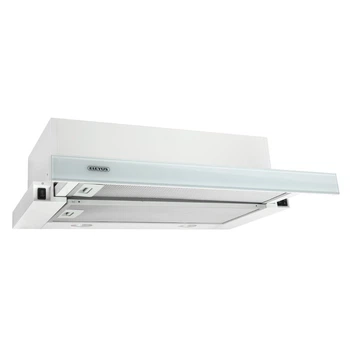 Витяжка кухонна Eleyus Storm G 700 LED SMD 60 WH Білий/Біле скло