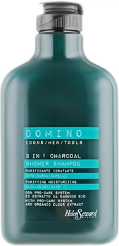 Шампунь-гель 3в1 з активованим вугіллям - Helen Seward Domino Care 3 in 1 250ml