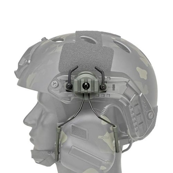 Адаптер крепление для активных наушников Walkers, Howard, Impact на шлем 19-22мм, зажимной, комплект