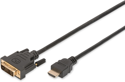 Kabel Digitus Assmann HDMI do DVI-D (AM/AM) 2 m Czarny (AK-330300-020-S)