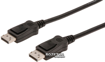 Kabel Digitus DisplayPort (AM/AM) 2m Czarny (AK-340100-020-S)