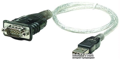 Перехідник Manhattan USB A - COM (RS232) 45 см (205146)