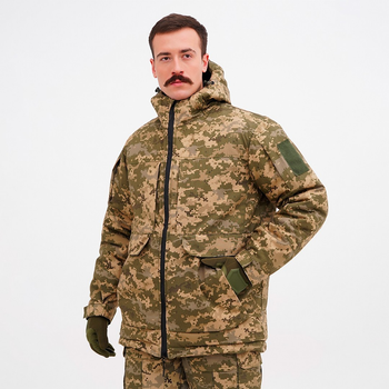 Куртка тактическая бушлат зимняя для ВСУ пиксель ММ14 Ukr Cossacks, р.48