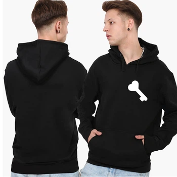 Худи мужской парный Ключ к сердцу (9225-3953) XL Черный