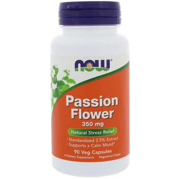 Пасифлора NOW Foods (Passion flora) 350 мг 90 капсул NOW04763