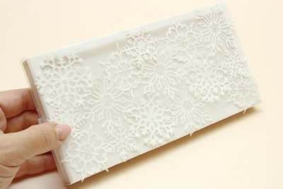 Gift box Snowy, листівка + конверт в коробочці. Ручна робота