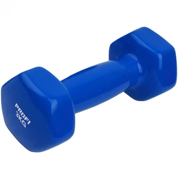 Виниловая гантель U-Power Profi 1х3 кг Blue (U17018)