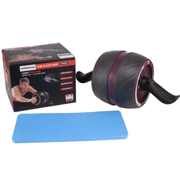 Ролик для пресса с возвратным механизмом U-Power AB-Carver Pro Black Purple (U13015)
